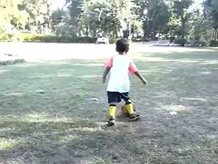 3 Year Old Little Prithvi $ Amazing Footballe