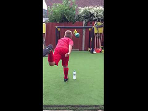 Worlds Best Football Rabona Water Bottle Challenge 