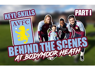 I FILMED WITH ASTON VILLA FIRST TEAM | BEHIND