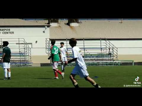 14 years old soccer player #22 striker / midf