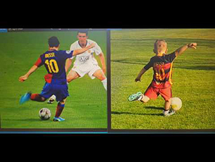 6 year old probably one of the best football 