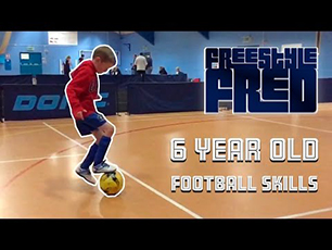 Freestyle Fred aged 6 soocer skills