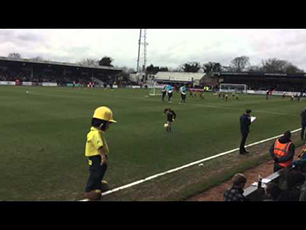 halftime freestyle performance at CUFC