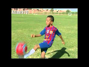 Great dribbling from an 8 year old