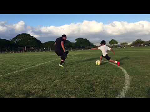 Landon Antonio Footwork Training Session