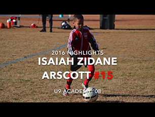 Best 8 year old soccer player Isaiah Zidane A