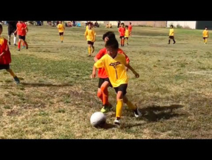 U8 playing up against older children