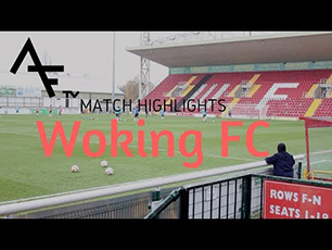 Playing at Woking FC