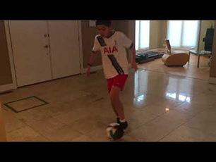 10yo Cole Mrowka kills footskill inside the house