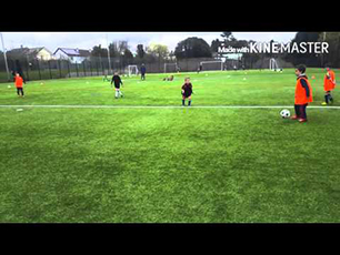 Amazing awarness from Oscar, just turned 5, playing with the U9's