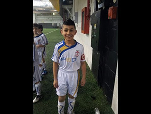 Areez Vellani 9 Year old Striker