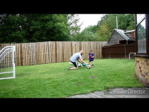 4 Year Old Footballer Harlan! Working That Weak Foot!