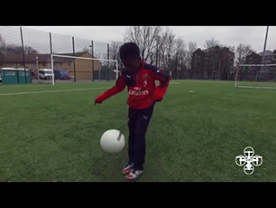 9 Year-old Ma'kel Campbell Arsenal FC 