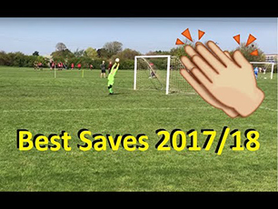 Best Saves from 8 yr old Goalkeeper 2017 18 Season