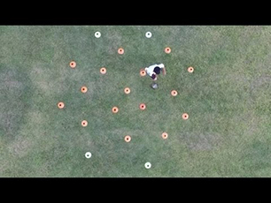 Hawaii soccer player practicing his footwork