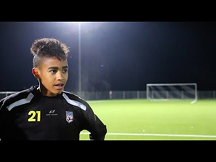 Young football talent - Felix Knörle (DFI U1