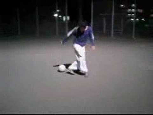 Football skills on the street