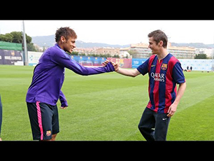 The freestyle world champion John Farnworth meets Neymar Jr