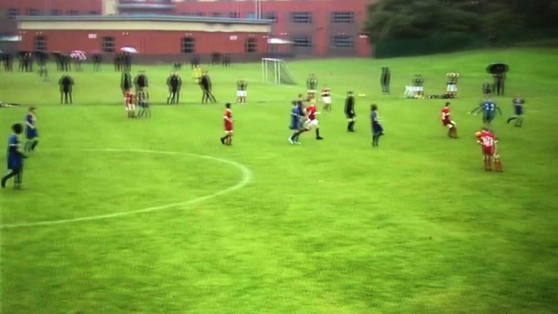 12 Year Old Brandon Wust Scoring against Walsall for Shrewsbury Town from Centre Back