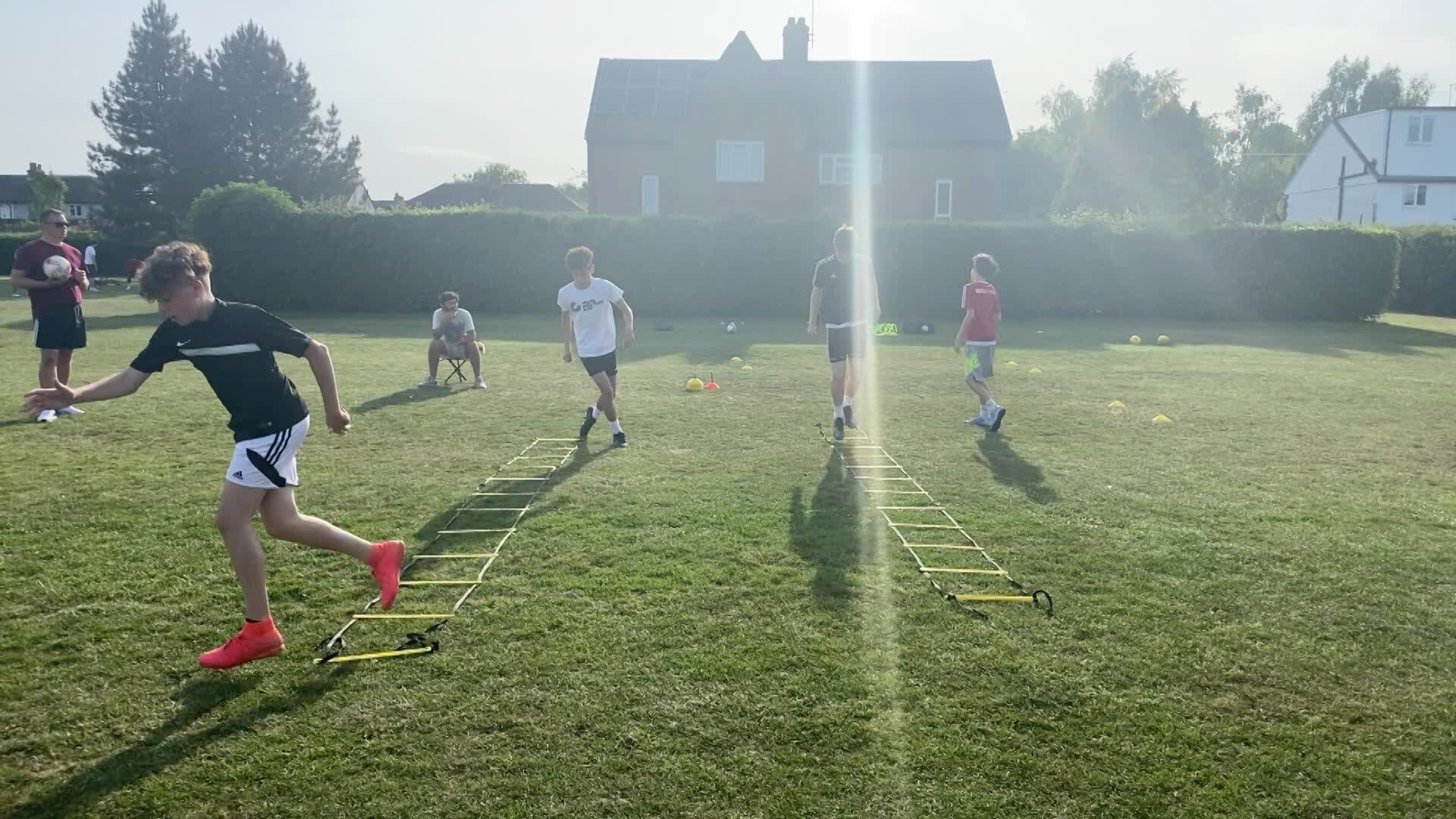 Whyteleafe u14 training 