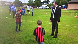 Callum with Baresi