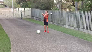 8 yr old beats his kick up record