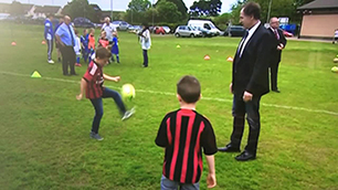 Callum with Baresi