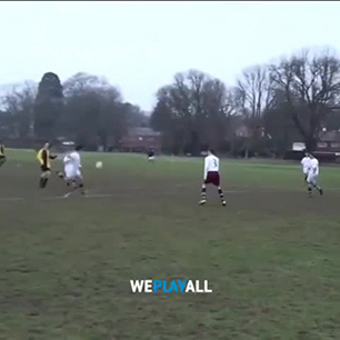 Half volley Rabona 