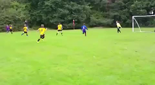 Left Foot Dribble & Finish