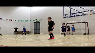 Futsal corner flick