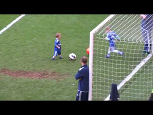 Josh Turnbull shoots on goal 