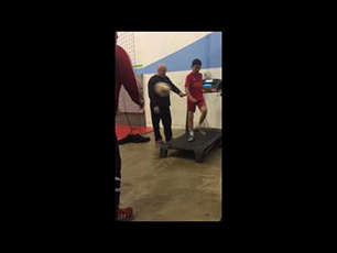 Crazy Treadmill Footskills 10yo Cole Mrowka