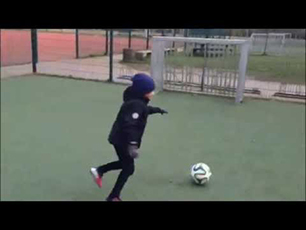 Luca footballtalent 5 years old - Luca 5 Jahre Fußballtalent