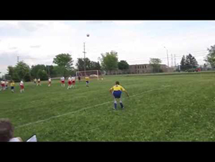 12 Year Old Girl - Amazing Soccer Flip Throw-